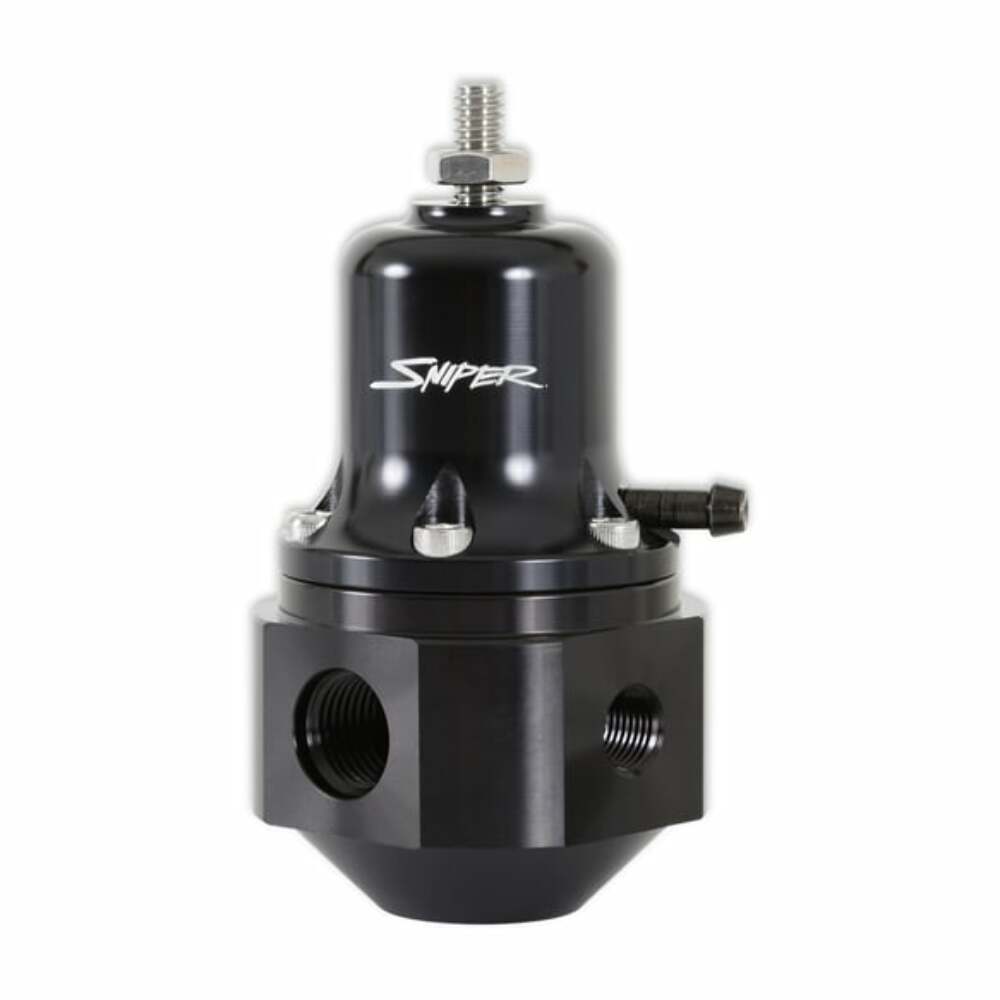 Holley Sniper EFI fuel injection system efi-40-130-psi-fuel-regulator-6an-boost-1-1-reference-19-392