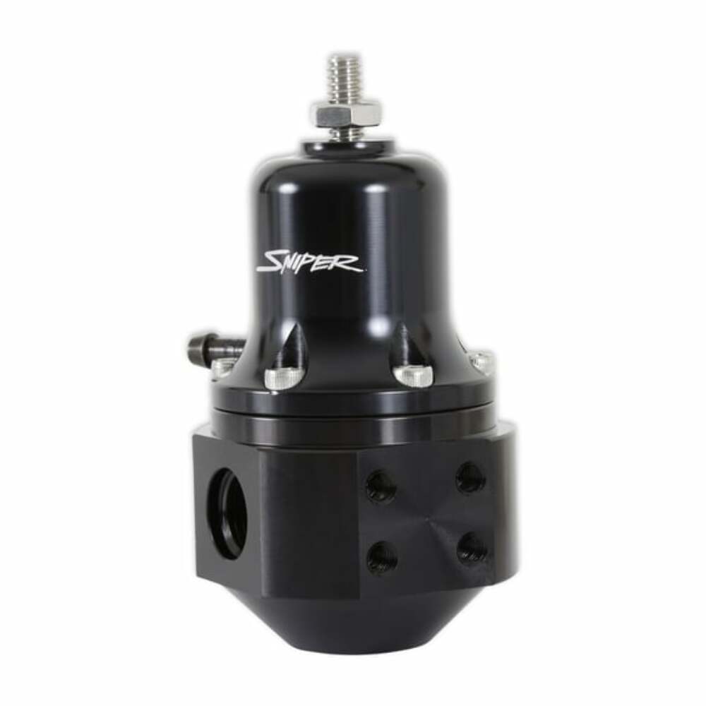 Holley Sniper EFI fuel injection system efi-40-130-psi-fuel-regulator-6an-boost-1-1-reference-19-392