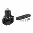 Holley Sniper EFI fuel injection system black aluminum efi-40-130-psi-fuel-regulator-8an-boost-1-1-reference-19-395