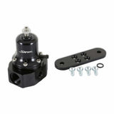 Holley Sniper EFI fuel injection system black aluminum efi-40-130-psi-fuel-regulator-8an-boost-1-1-reference-19-395