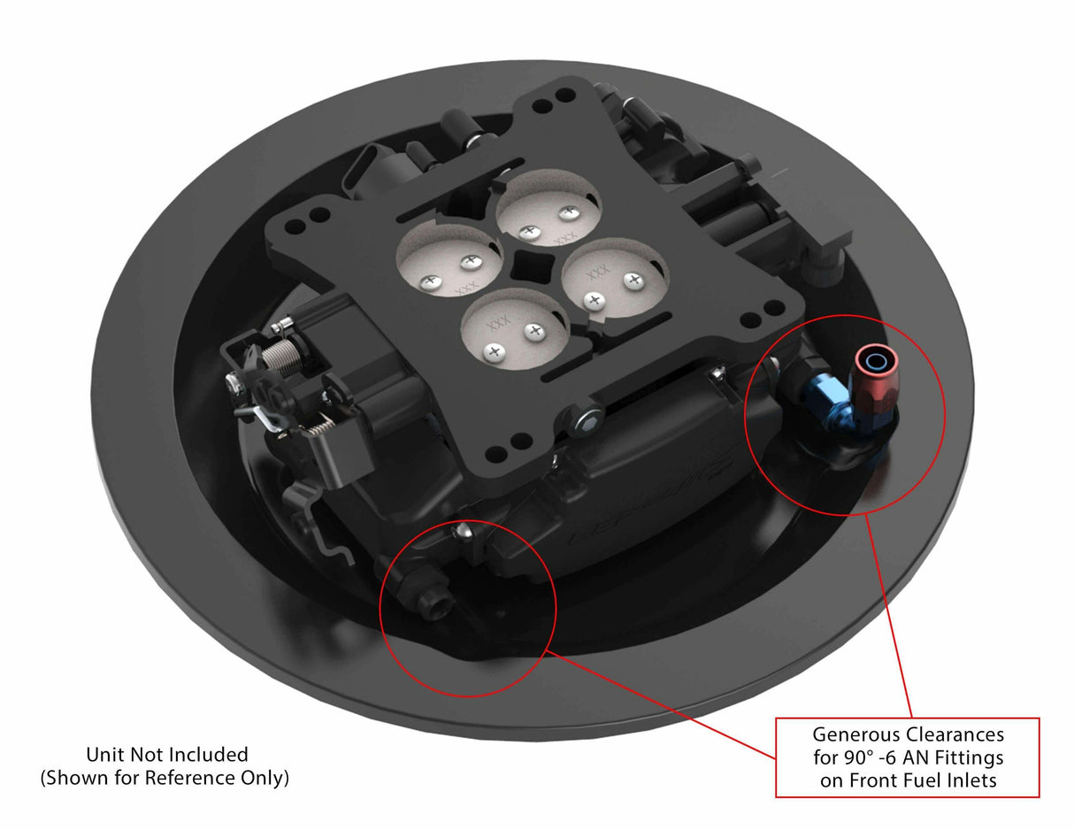 Holley EFI Sniper EFI Air Cleaner Drop Base - Black - 120-511