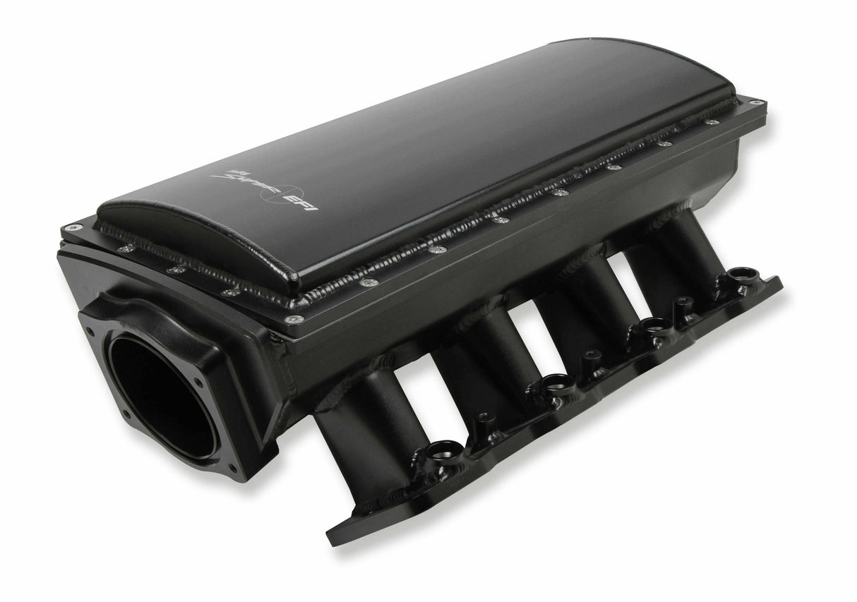 t Sniper EFI Fabricated Race Series Intake Manifold - GM LS1/LS2/LS6 Black 832142 Holley Sniper EFI