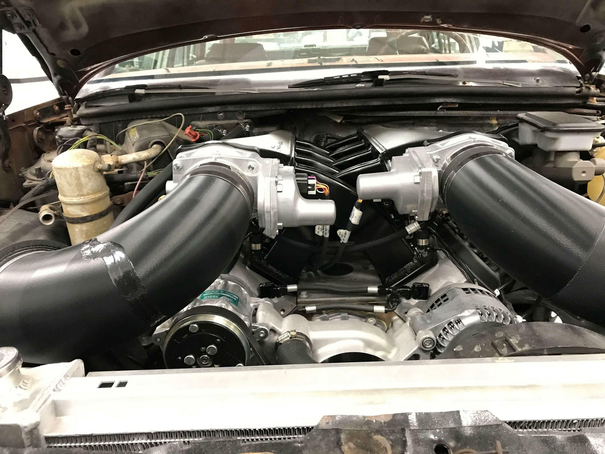 t Sniper EFI Intake Manifold Dual Plenum 102mm and Fuel Rail Kit - Black - 820242 Holley Sniper EFI