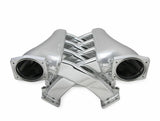 Holley EFI Sniper EFI Intake Manifold Dual Plenum 102mm and Fuel Rail Kit - Silver - 820241 black polished aluminum