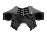 Holley EFI Sniper EFI Intake Manifold Dual Plenum 92mm and Fuel Rail Kit Black - 822202 black aluminum