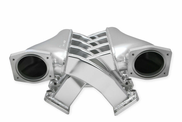Holley EFI Sniper EFI Intake Manifold Dual Plenum 92mm and Fuel Rail Kit - Silver - 820201 black polished aluminum