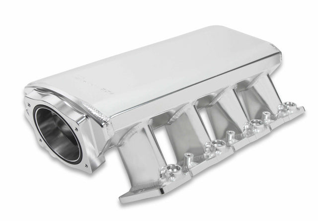 Holley EFI Sniper EFI Low-Profile Sheet Metal Fabricated Intake Manifold - 820101-1 for Corvette polished aluminum
