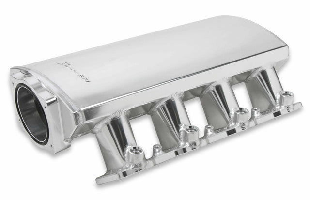 Holley EFI Sniper EFI Low-Profile Sheet Metal Fabricated Intake Manifold - 822101-1 for Corvette polished aluminum