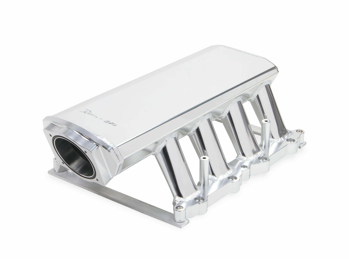 Holley EFI Sniper EFI Sheet Metal Fabricated Intake Manifold - 839031 for 2015-2017 Ford polished aluminum