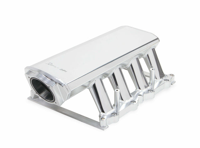Holley EFI Sniper EFI Sheet Metal Fabricated Intake Manifold - 839031 for 2015-2017 Ford polished aluminum