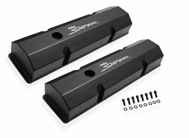 Hooker performance muffler black aluminum black-890010b