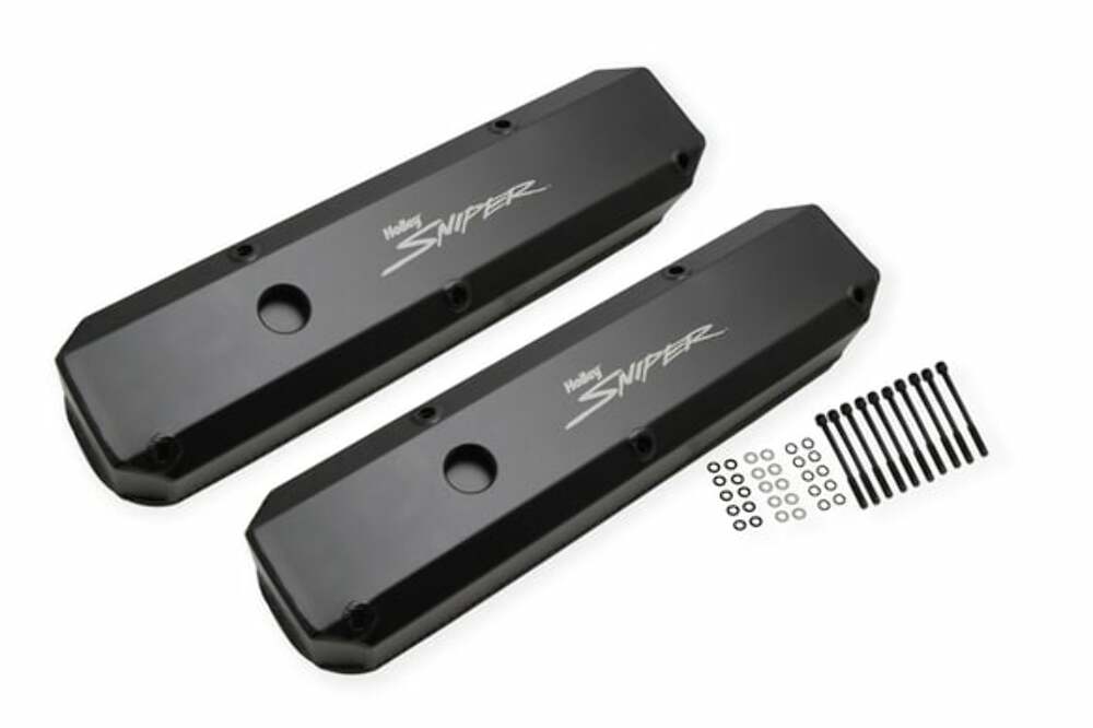 Hooker performance muffler black aluminum black-890003b