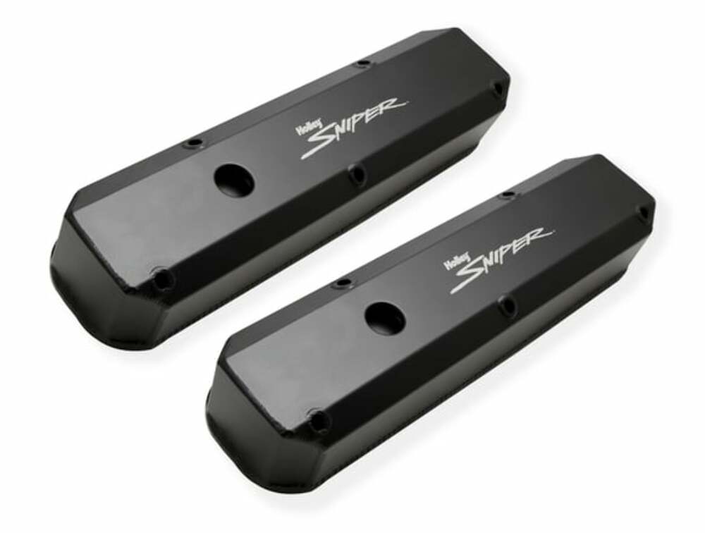 Hooker performance muffler black aluminum black-890003b