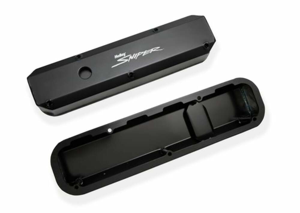 Hooker performance muffler black aluminum black-890003b