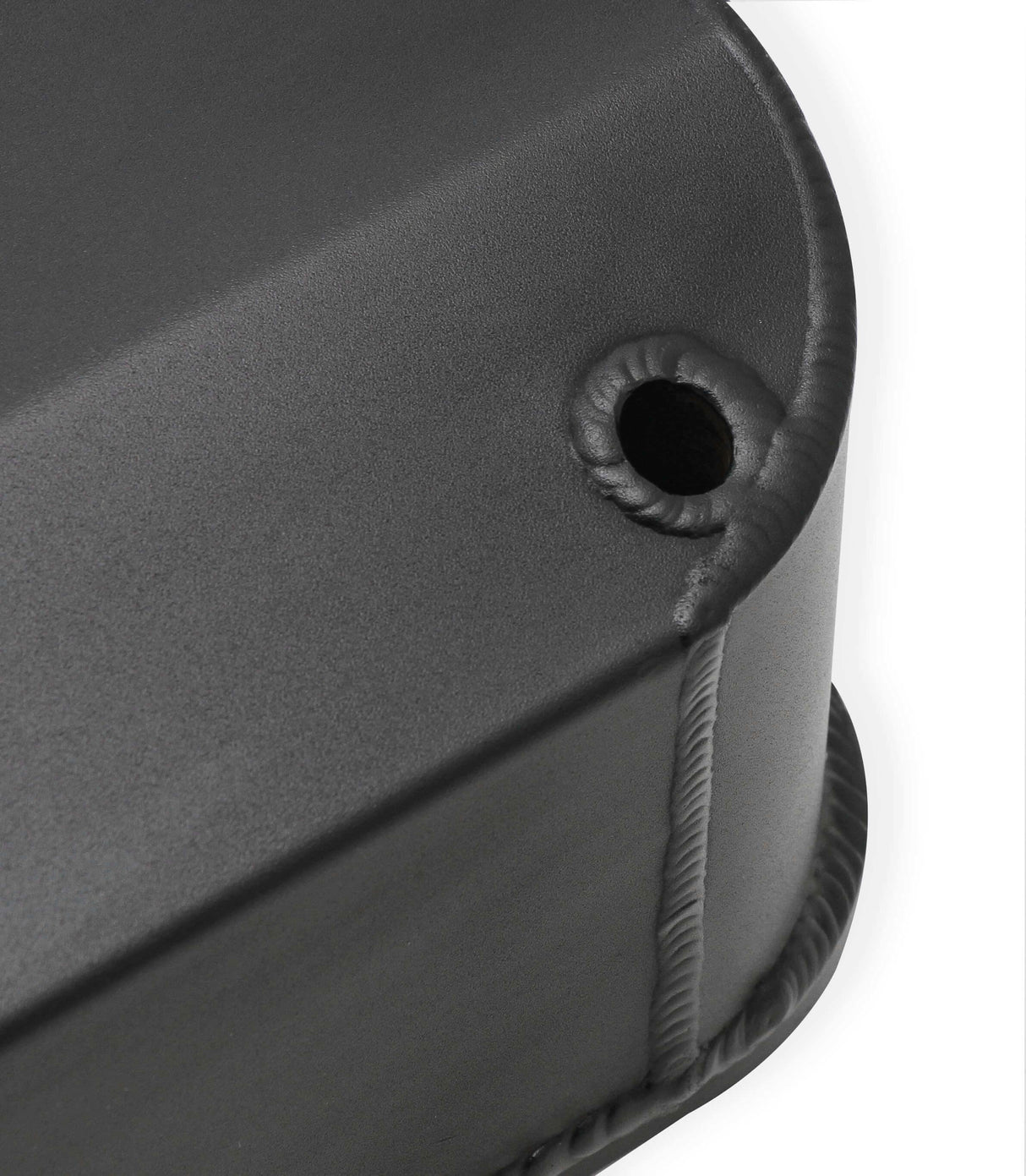 Hooker performance muffler black aluminum finish-890007b