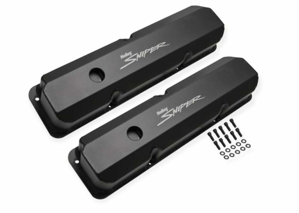 Hooker performance muffler black aluminum finish-890001b