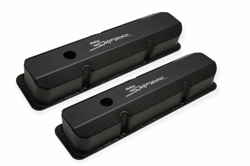 Hooker performance muffler black aluminum finish-890001b