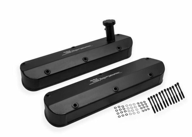 Hooker performance muffler black aluminum finish-890013b