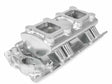 Holley EFI Sniper Sheet Metal Fabricated Intake Manifold Big Block Chevy - 835061 for 1968-1969 Chevy black aluminum