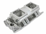 Holley EFI Sniper Sheet Metal Fabricated Intake Manifold Big Block Chevy - 835171 for 1970-1971 Chevy Corvette black aluminum