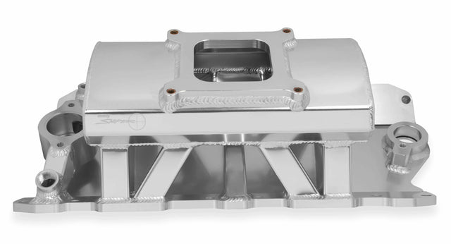 t Sniper Sheet Metal Fabricated Intake Manifold Small Block Chevy - 825011 Holley Sniper