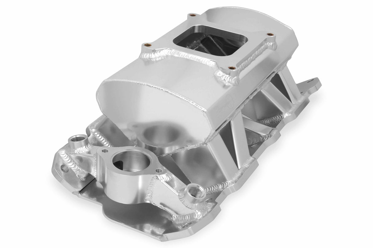 t Sniper Sheet Metal Fabricated Intake Manifold Small Block Chevy - 825011 Holley Sniper