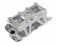 Holley EFI Sniper Sheet Metal Fabricated Intake Manifold Small Block Chevy - 825071 for 1970-1971 Chevy Firebird black aluminum