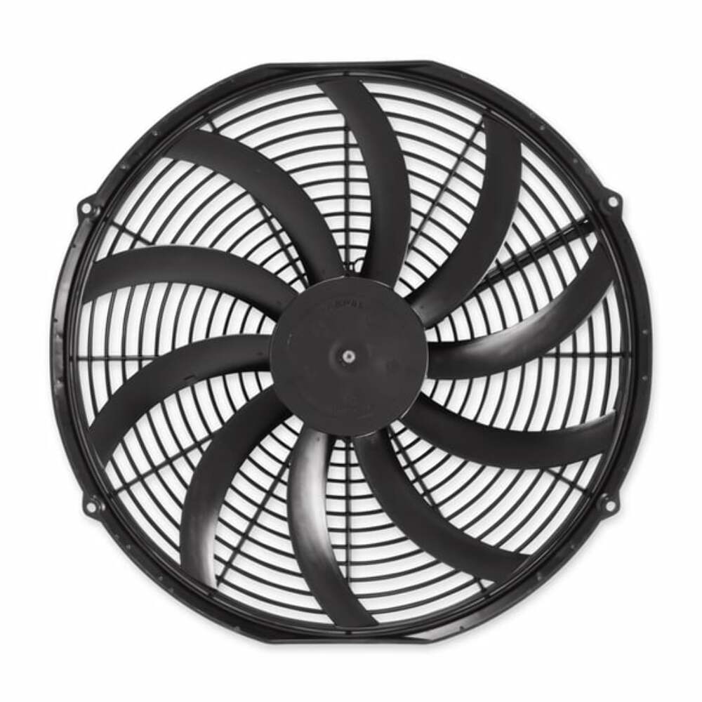 SPAL 16 inch high performance puller electric cooling fan 2024 CFM curved blade 30102049