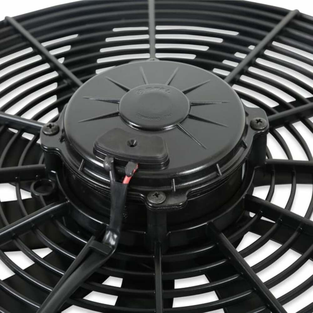 SPAL 16 inch high performance puller electric cooling fan 2024 CFM curved blade 30102049
