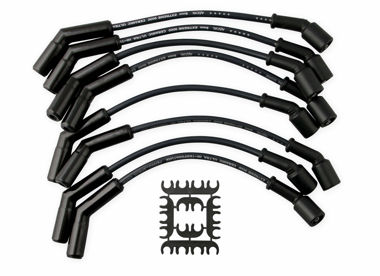 Spark Plug Wire for 2001-2004 Chevy Silverado V8 black 8mm