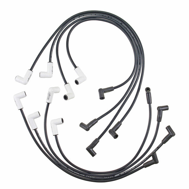 Spark Plug Wire for 1975-1978 Chevy Sierra V8 black 8mm