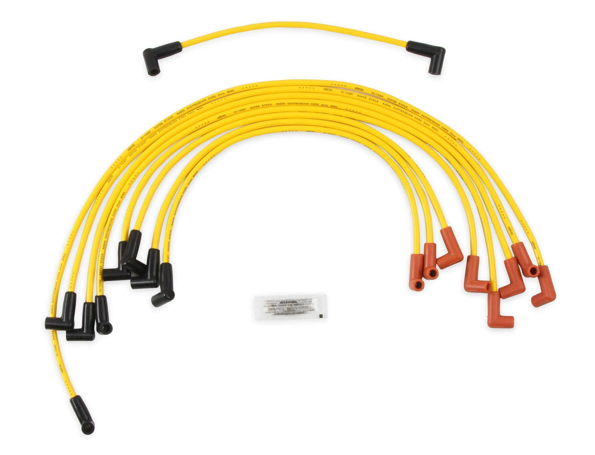 Spark Plug Wire Set for 1976-1978 Chevy El Camino V8 yellow 8mm