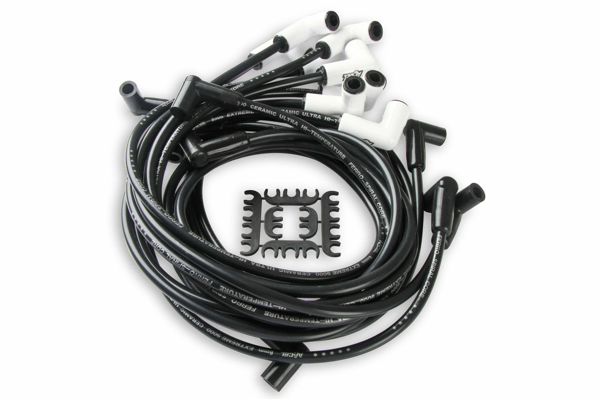 Spark Plug Wire Set for 1975-1986 Chevy Silverado V8 black 8mm