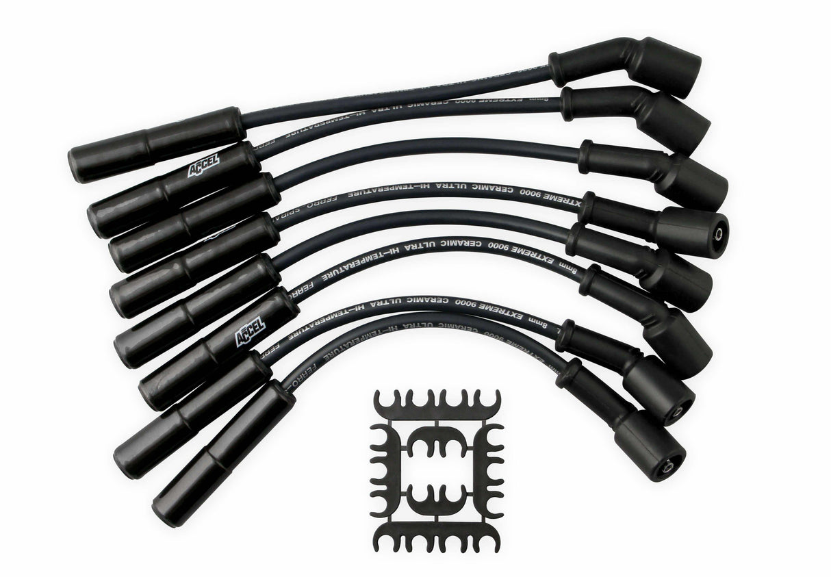 Spark Plug Wire Set for 1997-2015 Chevy Silverado V8 black 8mm
