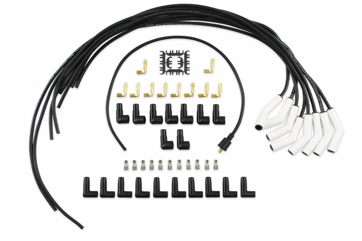 Spark Plug Wire Set for 2000 V8 black 8mm