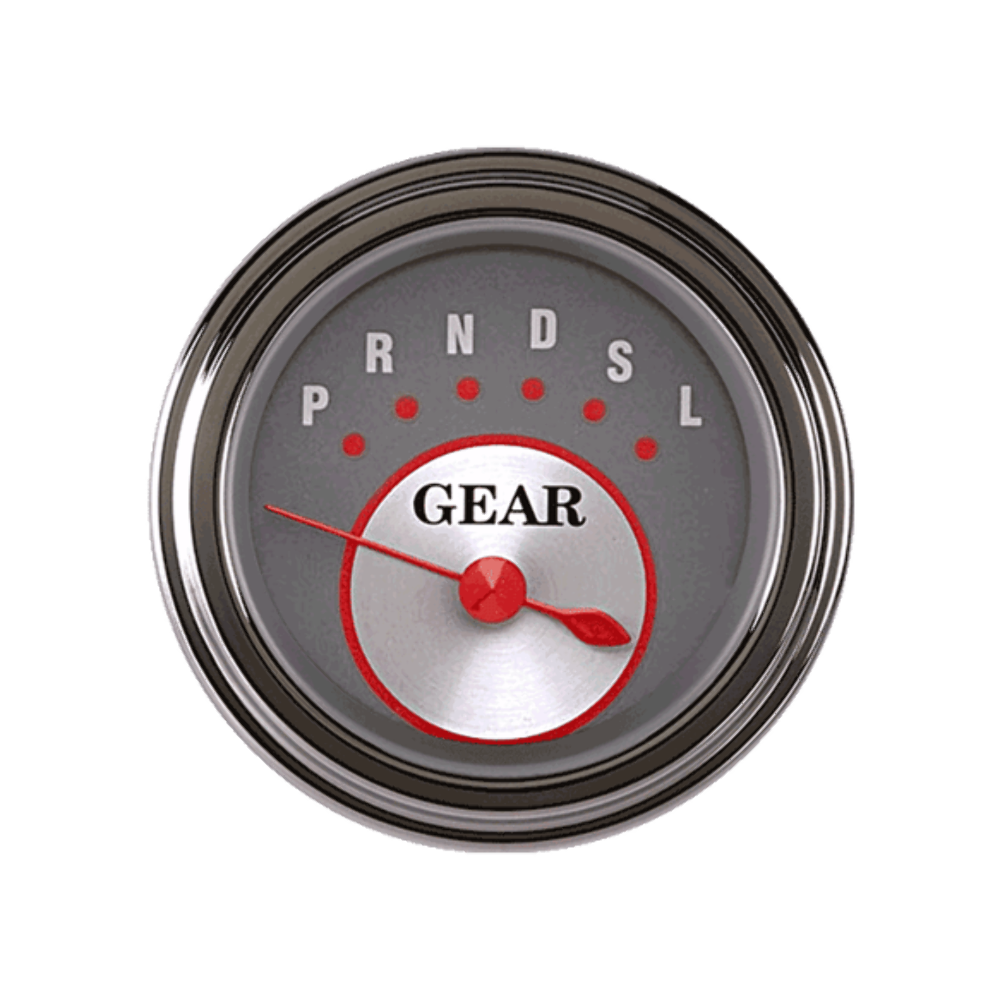 Silver Series 2 1/8" Gear Indicator SS07SLF