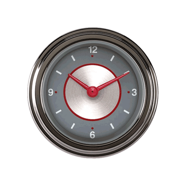 Silver Series 2 1/8" Clock SS90SLF