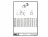 Earls Straight Male AN -6 to 1/4 NPT - SS981606ERL