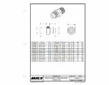 Earls Straight Male AN -6 to 1/4 NPT - SS981606ERL