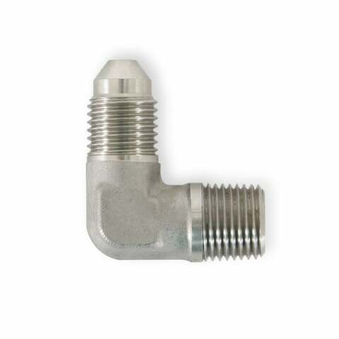 90 Degree Elbow Male AN -3 to 1/8 NPT - Stainless Steel - SS982203ERL