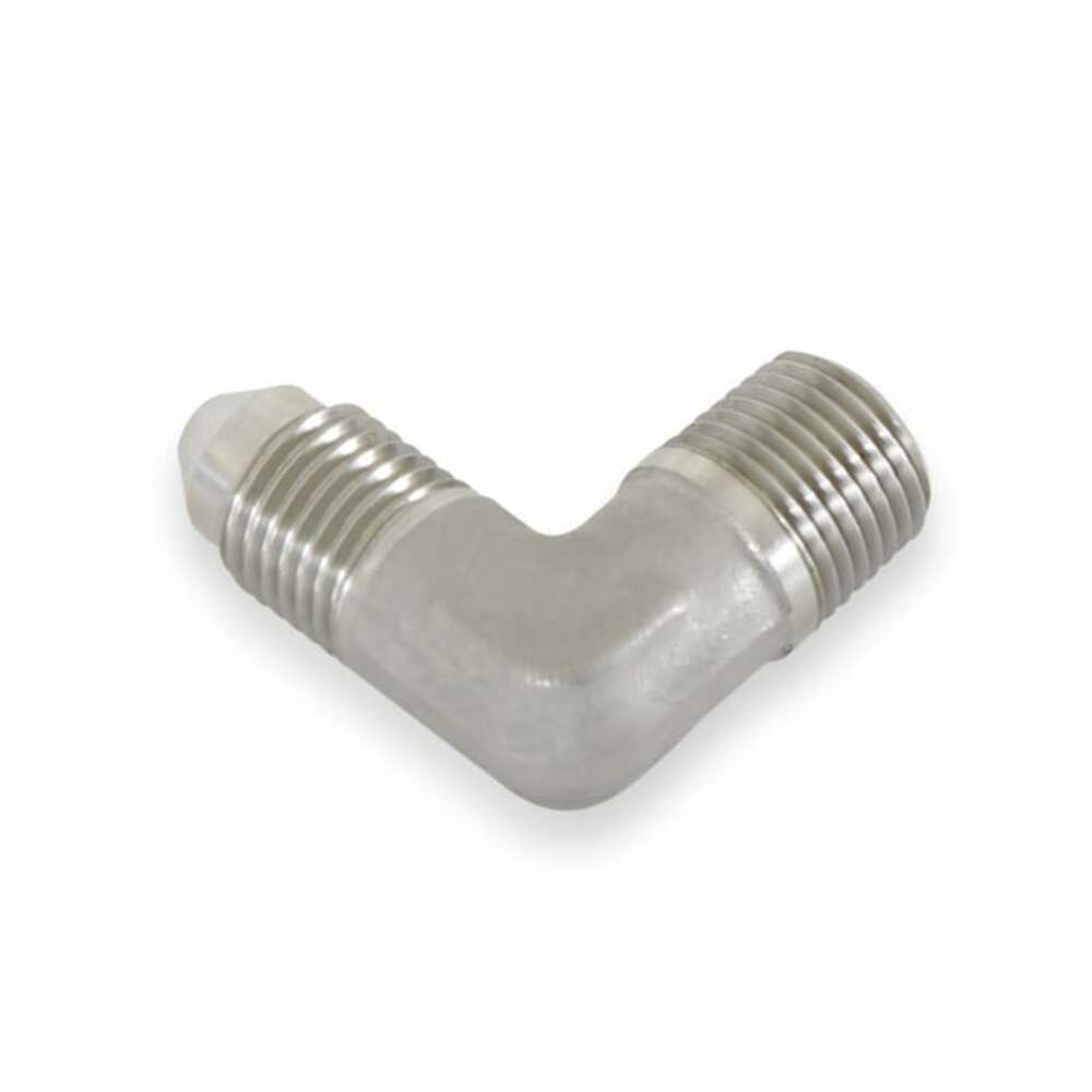 Earls 90 Degree Elbow Male AN -3 to 1/8 NPT - Stainless Steel - SS982203ERL
