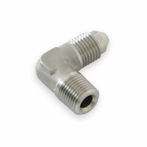 90 Degree Elbow Male AN -3 to 1/8 NPT - Stainless Steel - SS982203ERL