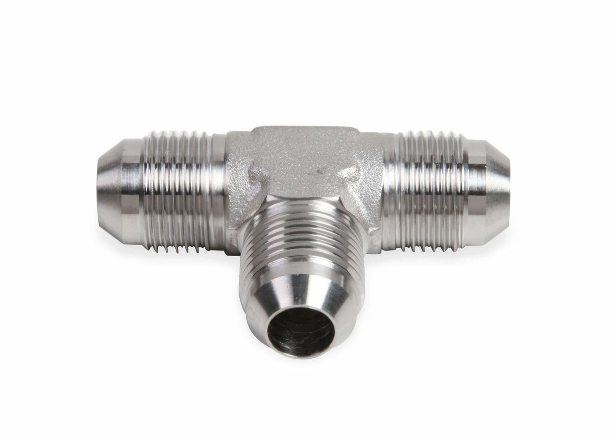 Earls -3 AN Male Tee - Stainless Steel - SS982403ERL