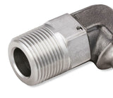 90 Degree 5/8 Hose to 3/4 NPT Male Elbow - with Swivel - SS988409ERL AN fitting