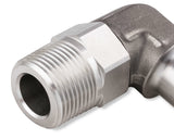 90 Degree 3/4 Hose to 3/4 NPT Male Elbow - with Swivel - SS988412ERL AN fitting