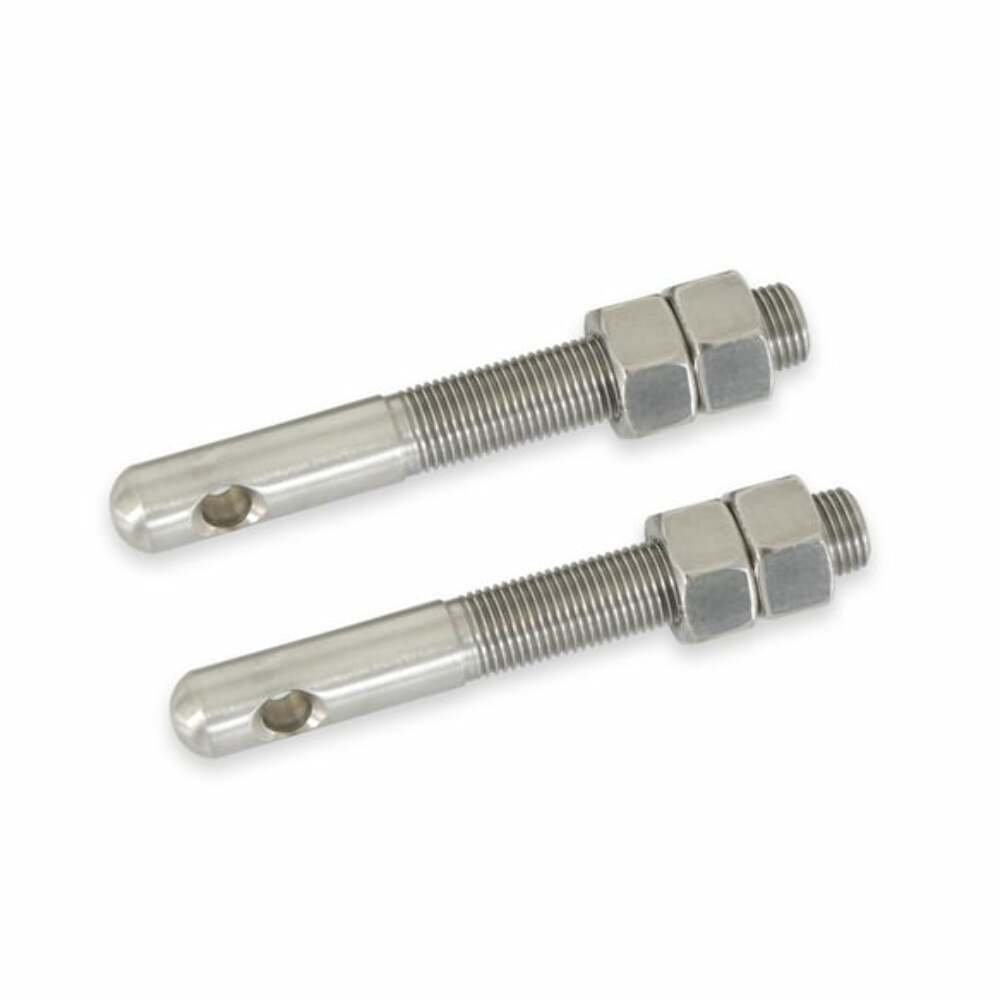 Stainless Steel Hood Pin Kit fits Ford Mustang 2005-2009 Drake -S1MS-16892-SSK muscle car 7277