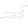 Transmission Cooler Line Kit for 1963 Ford Thunderbird stainless steel