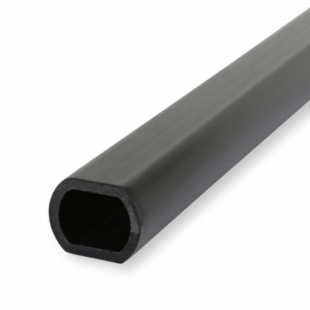 Hooker performance muffler black x-36-inches-long-black-zinc-finish-320-200