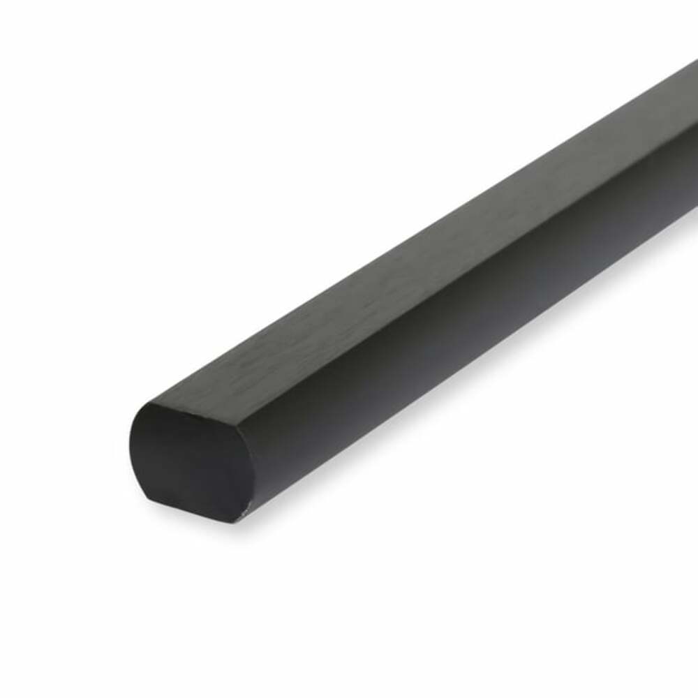Hooker performance muffler black x-36-inches-long-black-zinc-finish-320-201