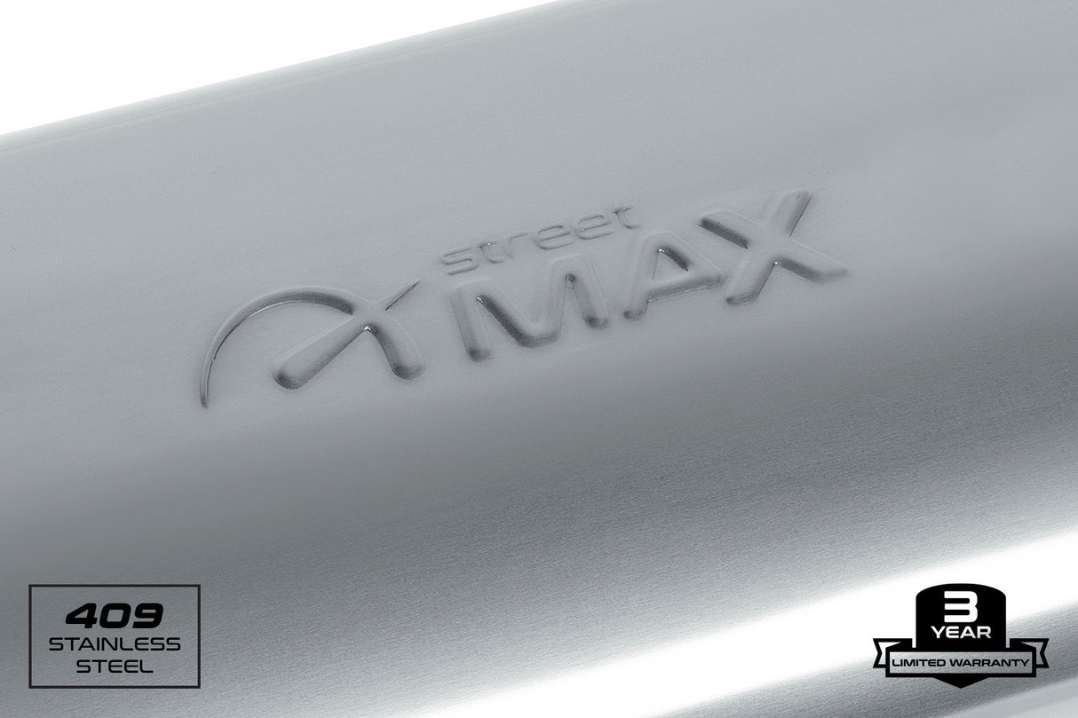 Straight Through Muffler-Stainless SM11588-JHPR - Street Series